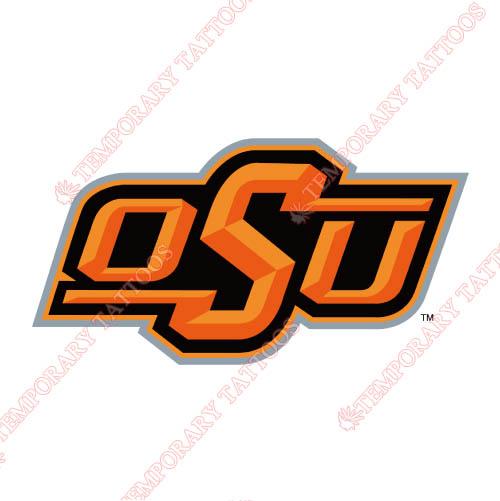 Oklahoma State Cowboys Customize Temporary Tattoos Stickers NO.5778